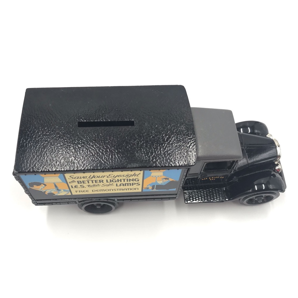 Vintage ERTL 1931 Hawkeye Diecast Bank I.E.S Better Slight Lamps Advertising - Picture 4 of 13